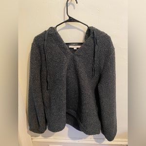 Grey Sherpa- like sweat shirt
